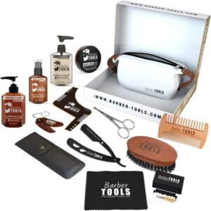 Kits de Cuidado para Barba: Guía Definitiva 2023 42 kit barber tools composicion 2
