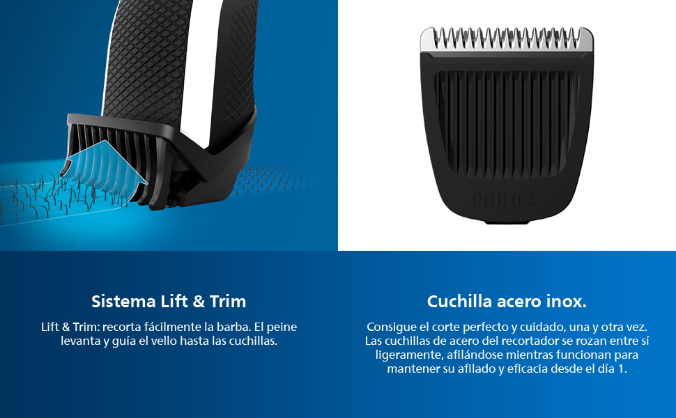 Philips Beardtrimmer Serie 3000: Tu aliado perfecto para un afeitado preciso 19 BEARDTRIMMER SERIE 3000 3